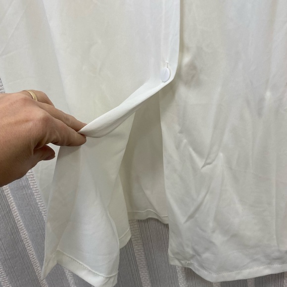 Vintage Robe Dressing Gown House‎ Dress Housecoat Embroidered 100% Nylon Size M - Picture 12 of 14